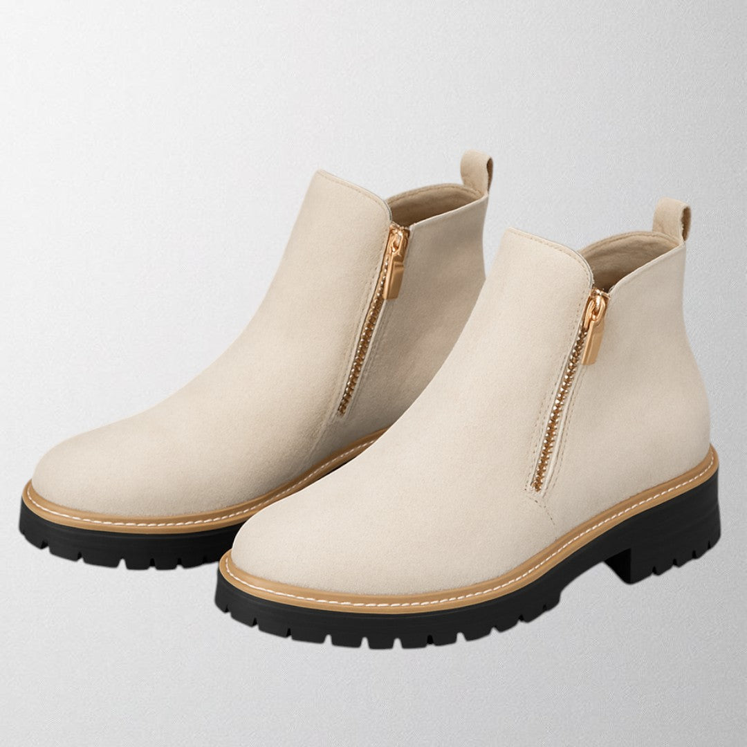 Boots For Women | Side Zipper Closure Rounded Toe