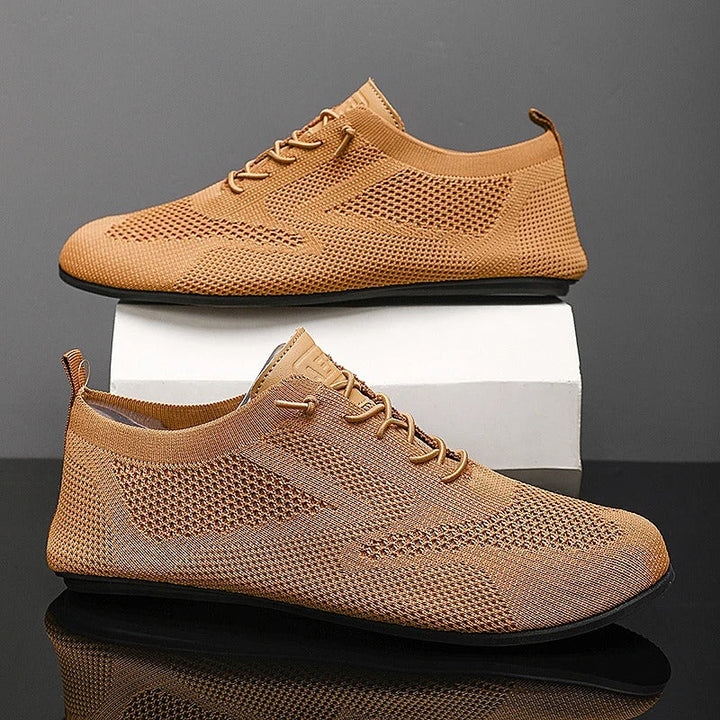 Men's Slip on Shoes | Low-Top Knit Lace Detail