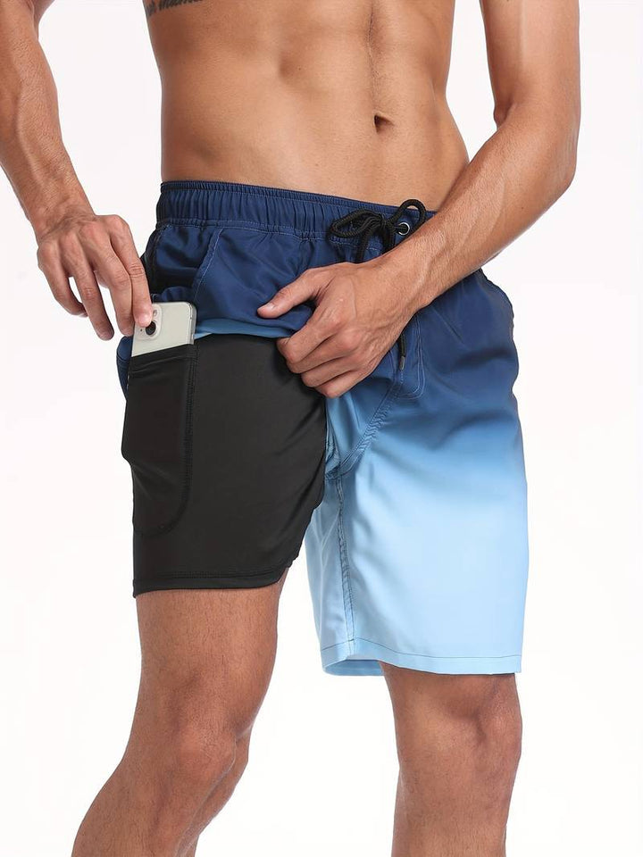 Men's Swim Trunks | Flamingo Print