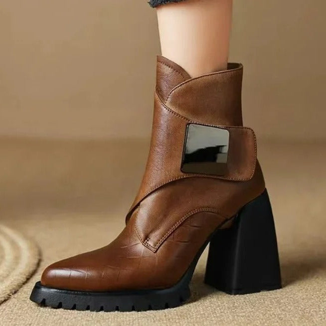 Boots For Women | Ankle-Length Shaft Upper Strap