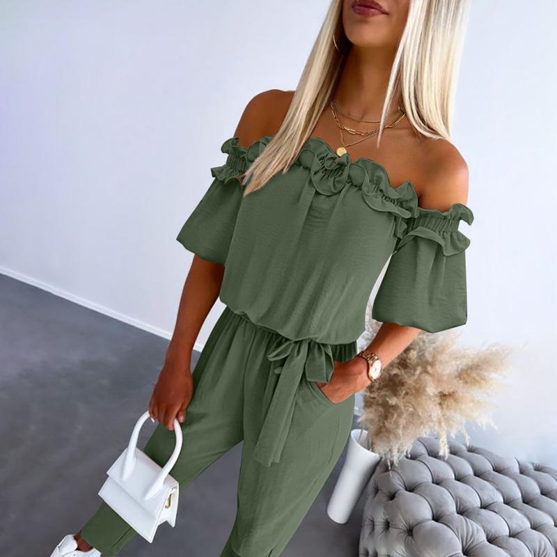 Women’s Jumpsuit | Off-shoulder Neckline