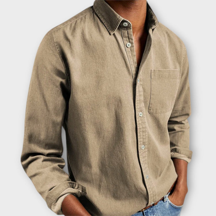 Men’s Dress Shirt | Long-Sleeve Chest Pocket