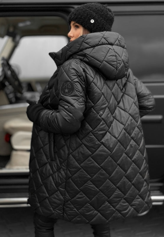Women's Jacket | Longline Hooded Puffer