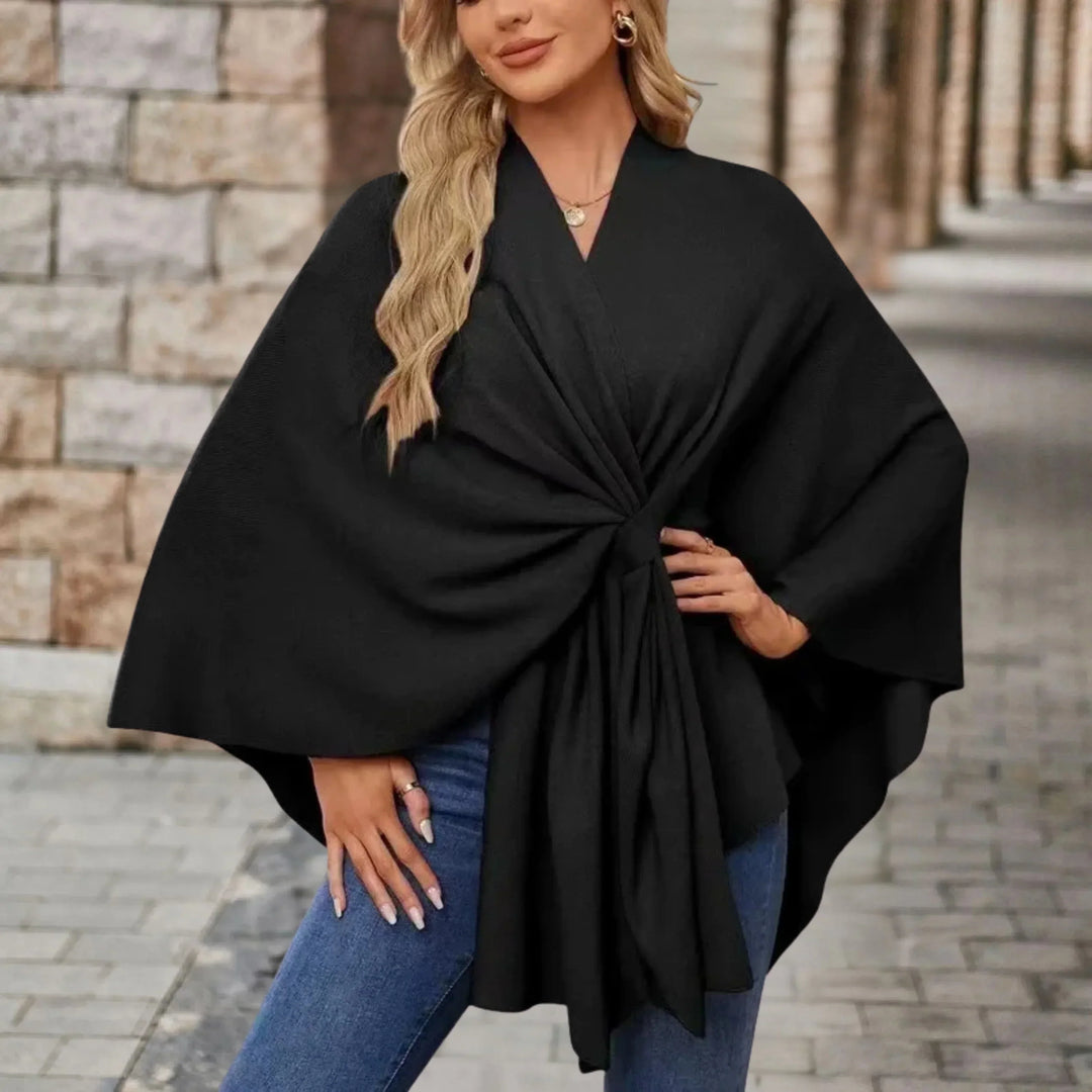 Women’s Poncho | Asymmetrical Hemline