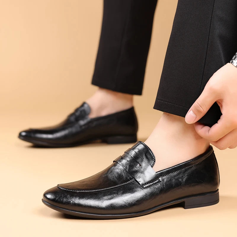 Men's Dress Shoes | Slip-On Strap Detail