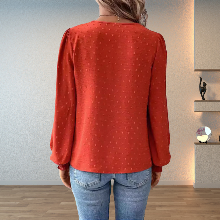 Women's Blouse | Lace Detail Long Sleeve