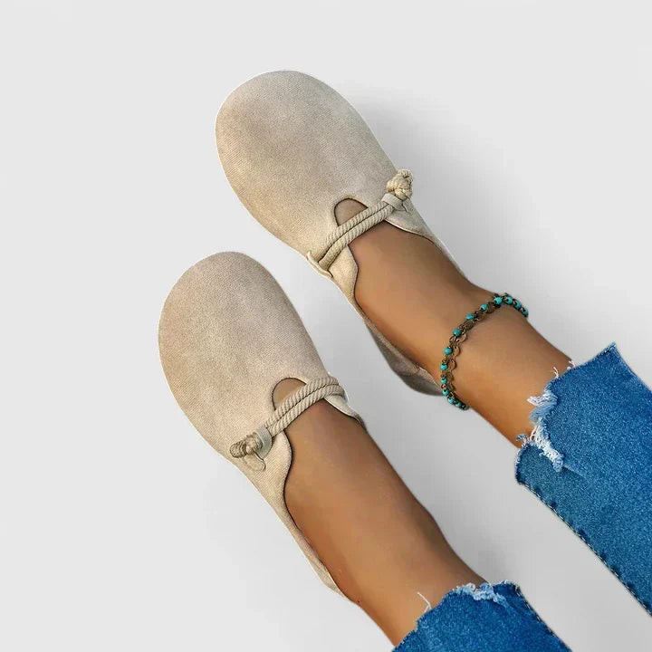 Loafers for Women | Strap Detail Round Toe