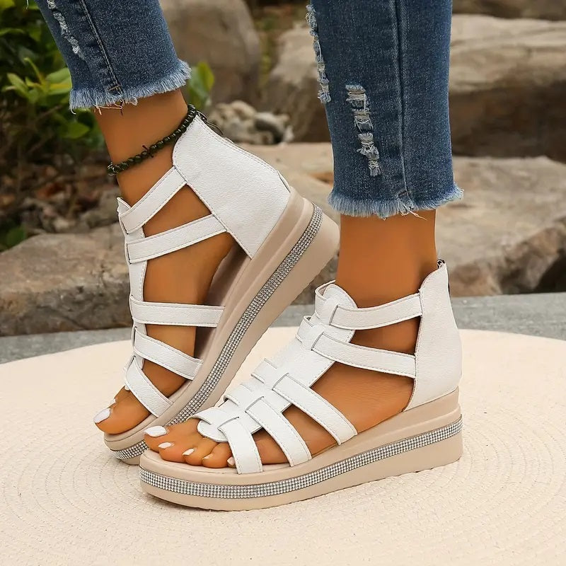 Sandals For Women | Multi-Strap Platform Design