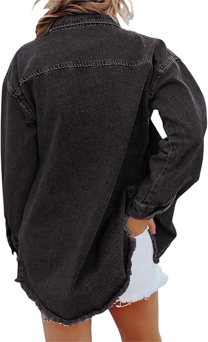 Women’s Jacket | Button Front Oversized