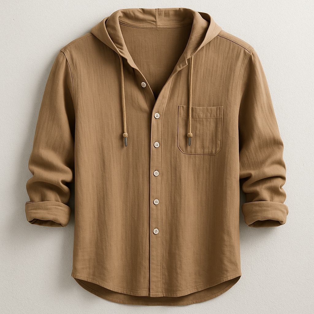 Men's Hoodie | Long-Sleeve with Chest Pocket