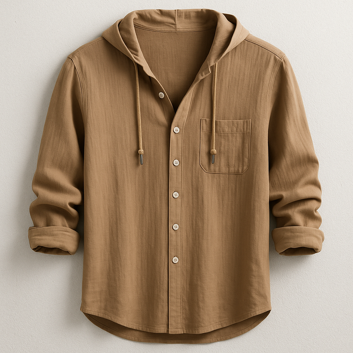Men's Hoodie | Long-Sleeve with Chest Pocket