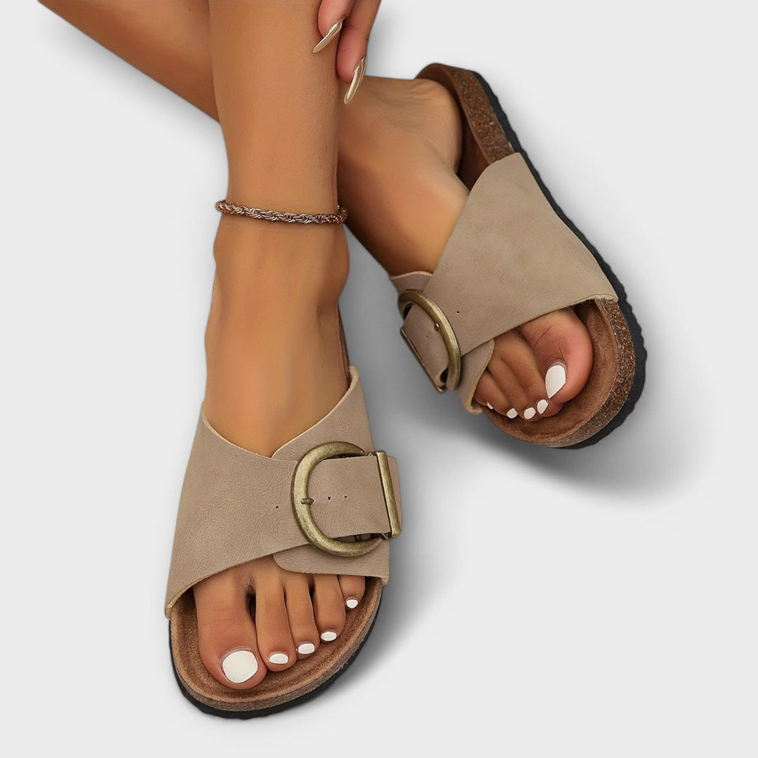 Sandals For Women | Buckle Slide Open Toe