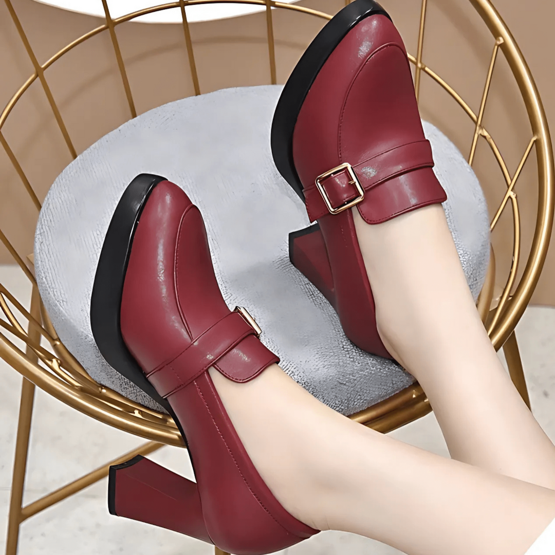 Mary Jane Shoes for Women | Block Heel Classic Strap Detail