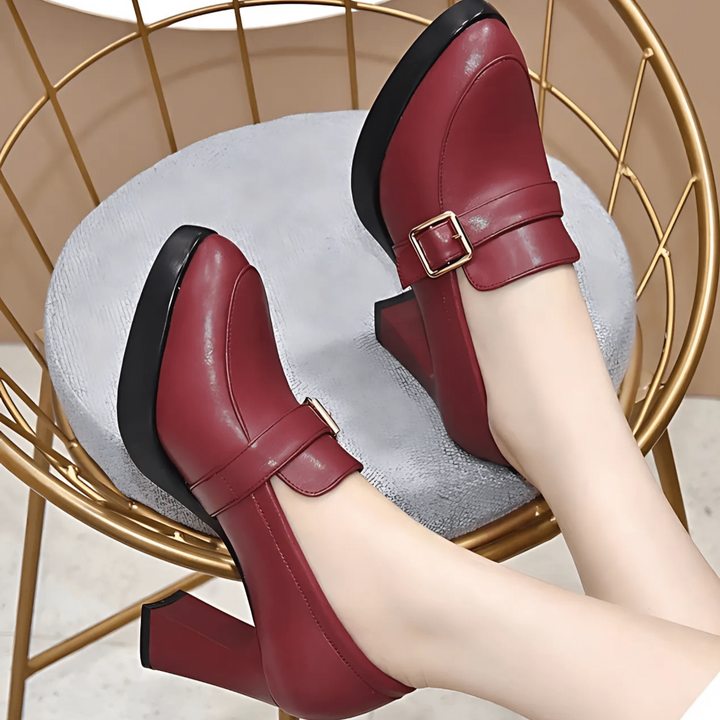 Mary Jane Shoes for Women | Block Heel Classic Strap Detail