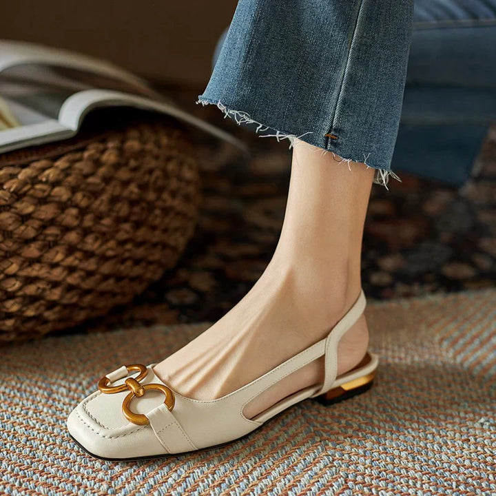 Flats For Women | Square Toe Slingback