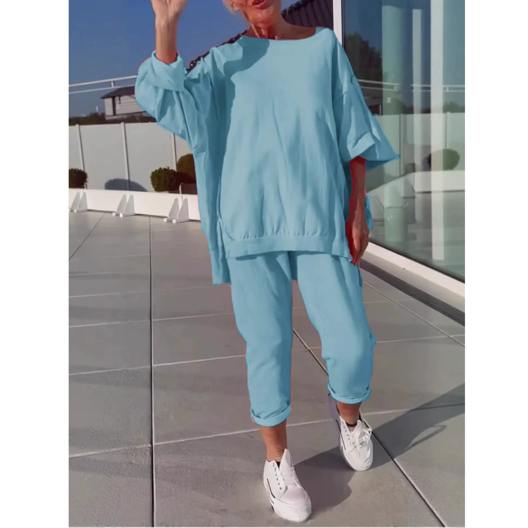 Women’s Loungewear | Loose Pullover and Ankle Pants