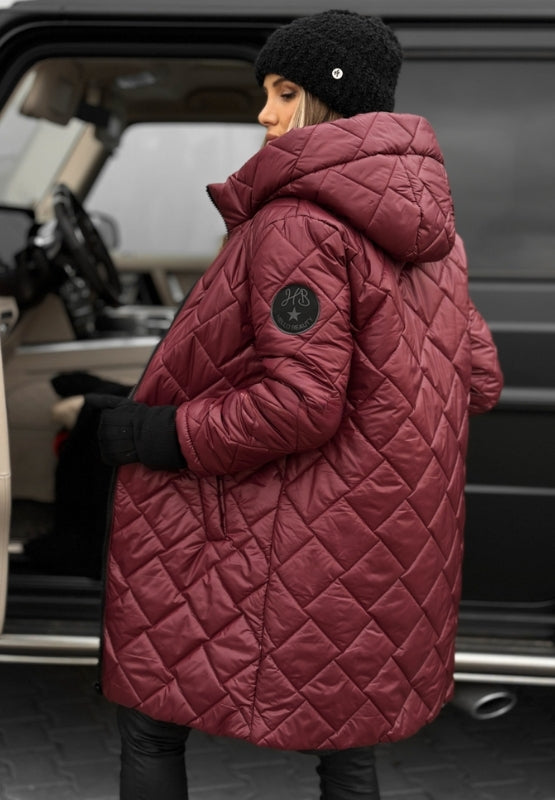 Women's Jacket | Longline Hooded Puffer