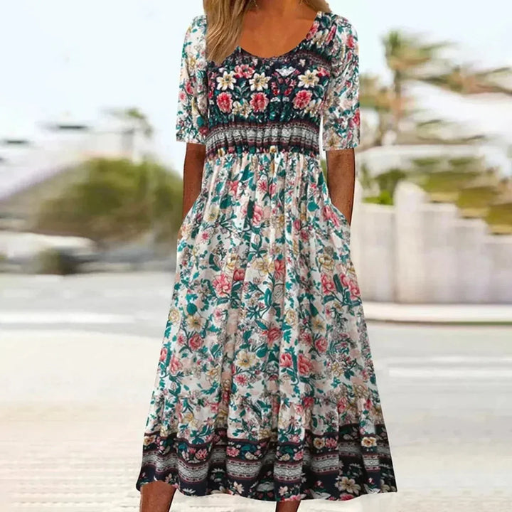 Women’s Dress | Midi Boho Print