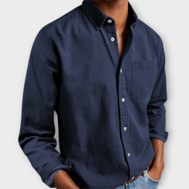 Men’s Dress Shirt | Long-Sleeve Chest Pocket