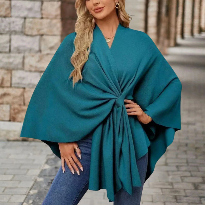 Women’s Poncho | Asymmetrical Hemline