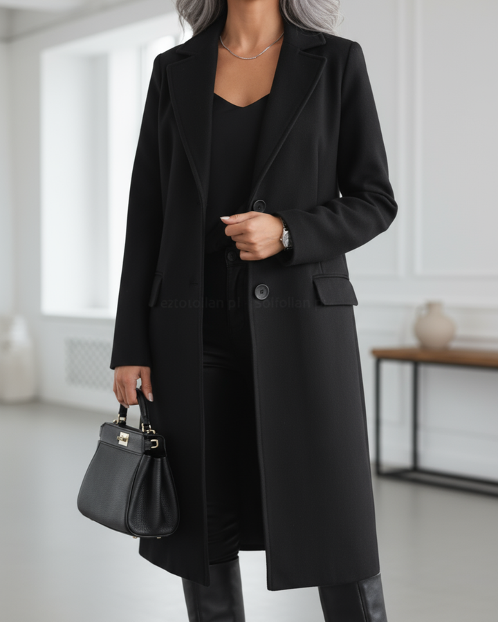 Women's Coat | Buttoned Front Layout
