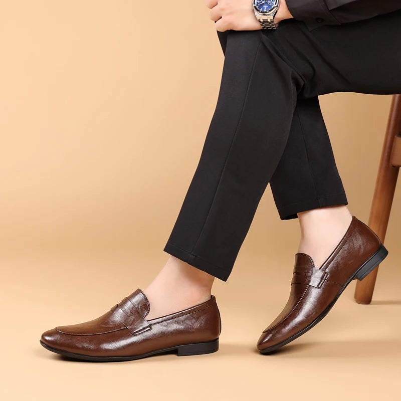 Men's Dress Shoes | Slip-On Strap Detail