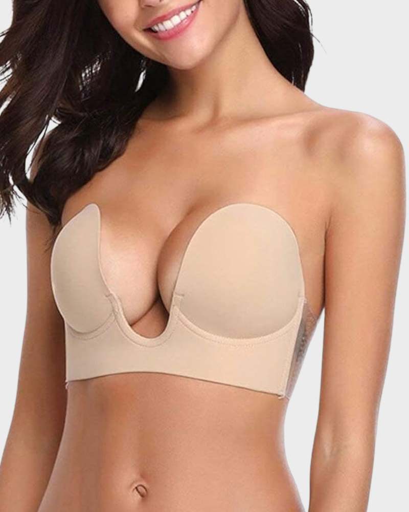 Women's Push-Up Plunge Bra | Deep Strapless