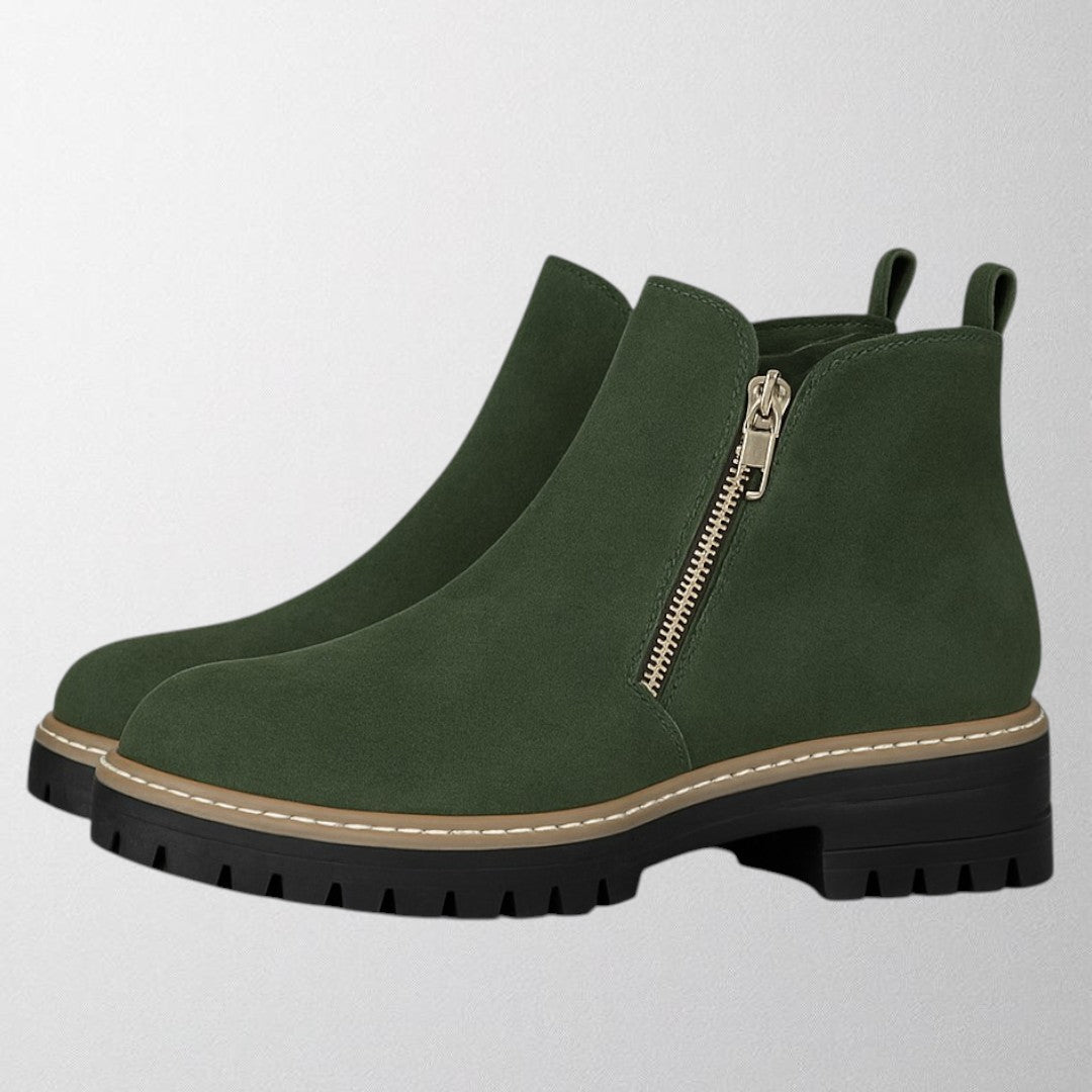 Boots For Women | Side Zipper Closure Rounded Toe