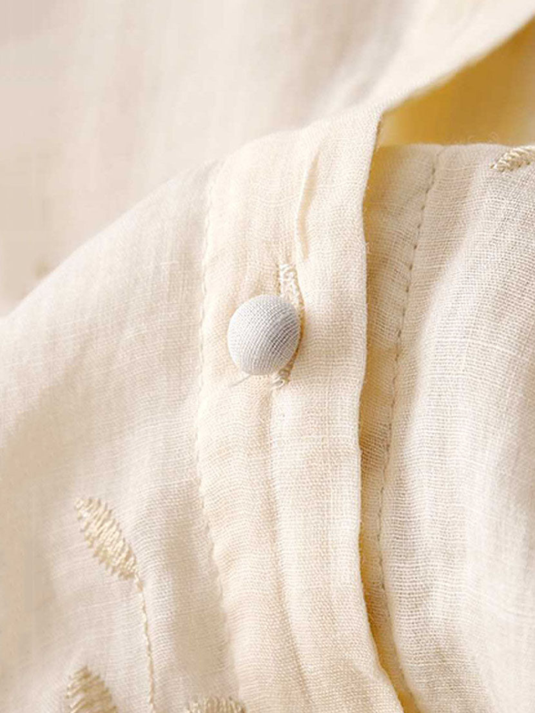 Women’s Blouse | Embroidered Button Front