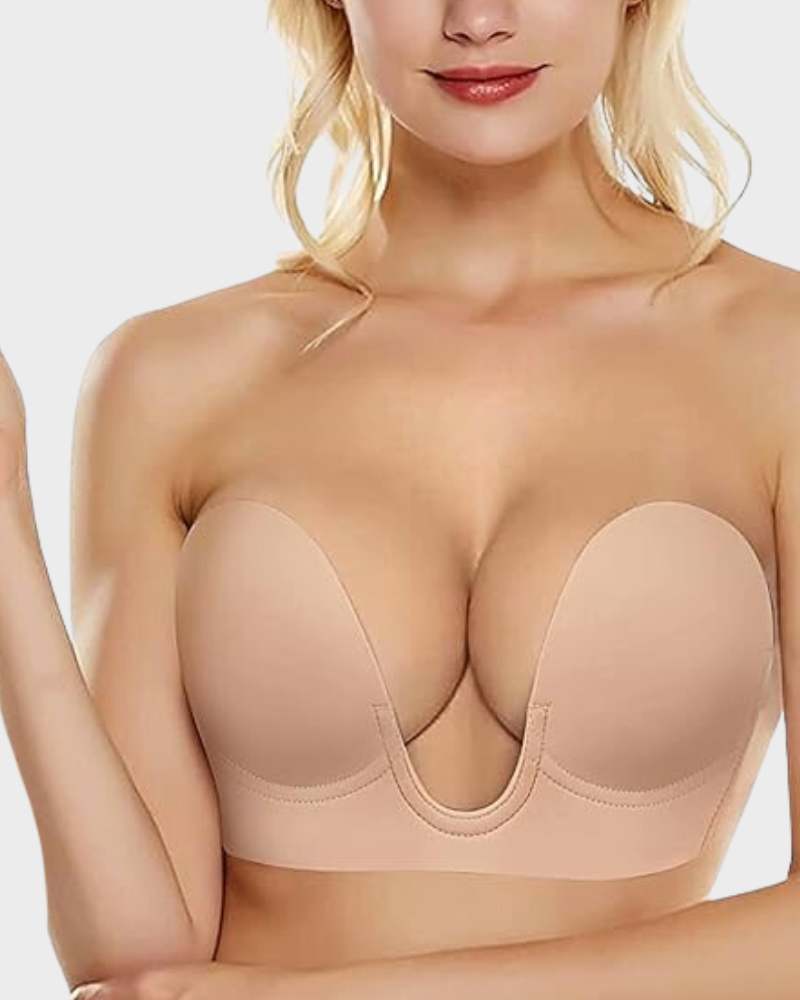 Women's Push-Up Plunge Bra | Deep Strapless