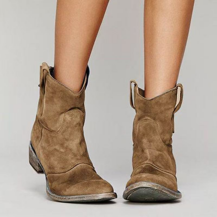 Boots for Women | Low Heel Slip-On