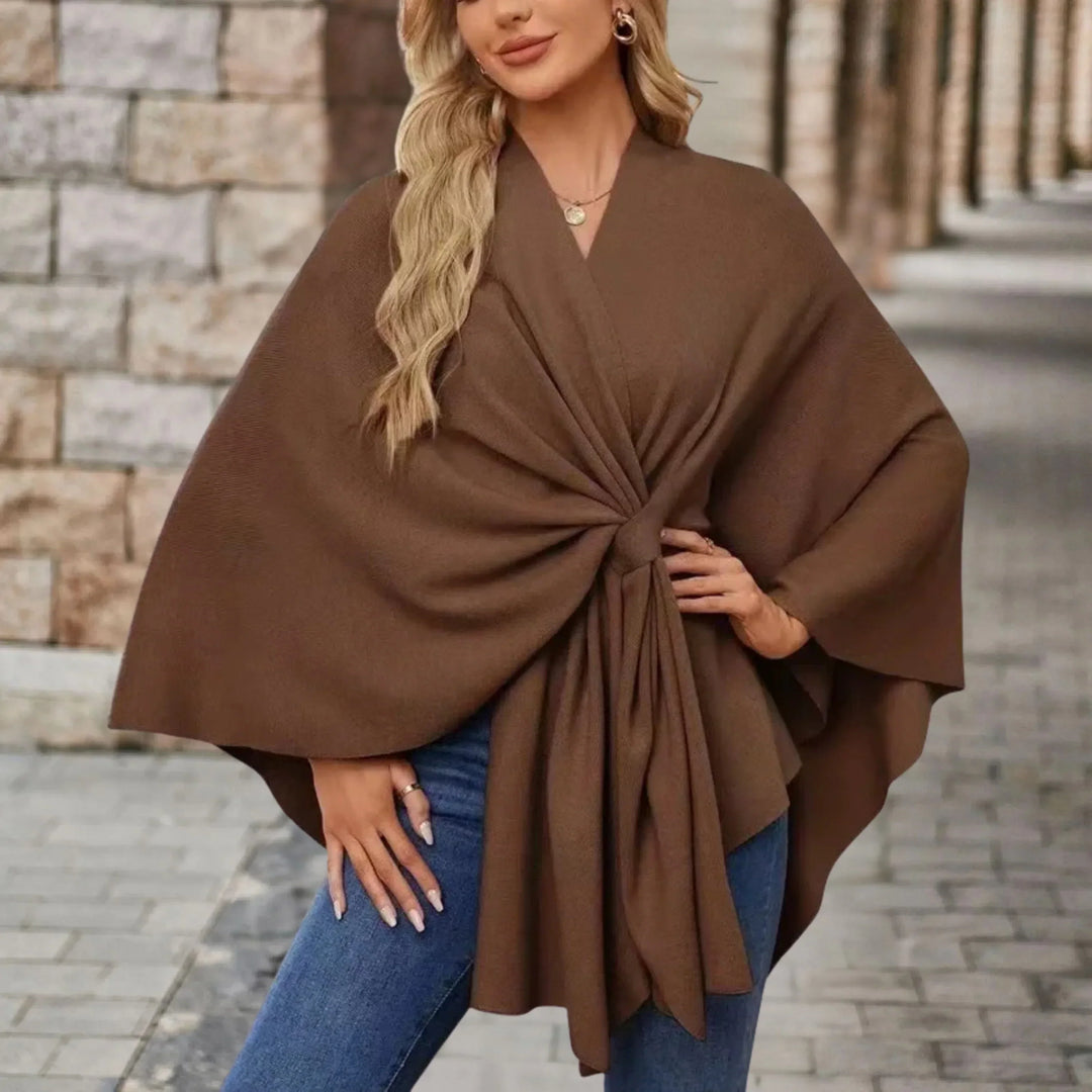 Women’s Poncho | Asymmetrical Hemline