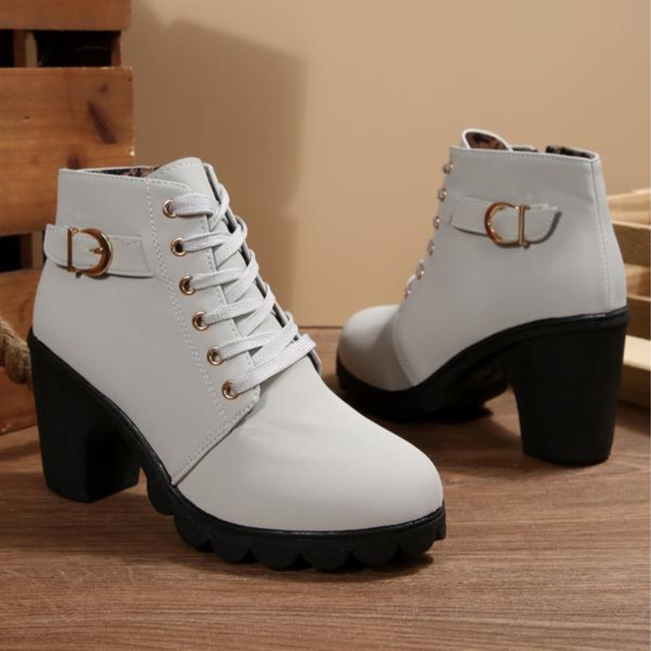 Boots For Women | Block Heel Ankle-Height