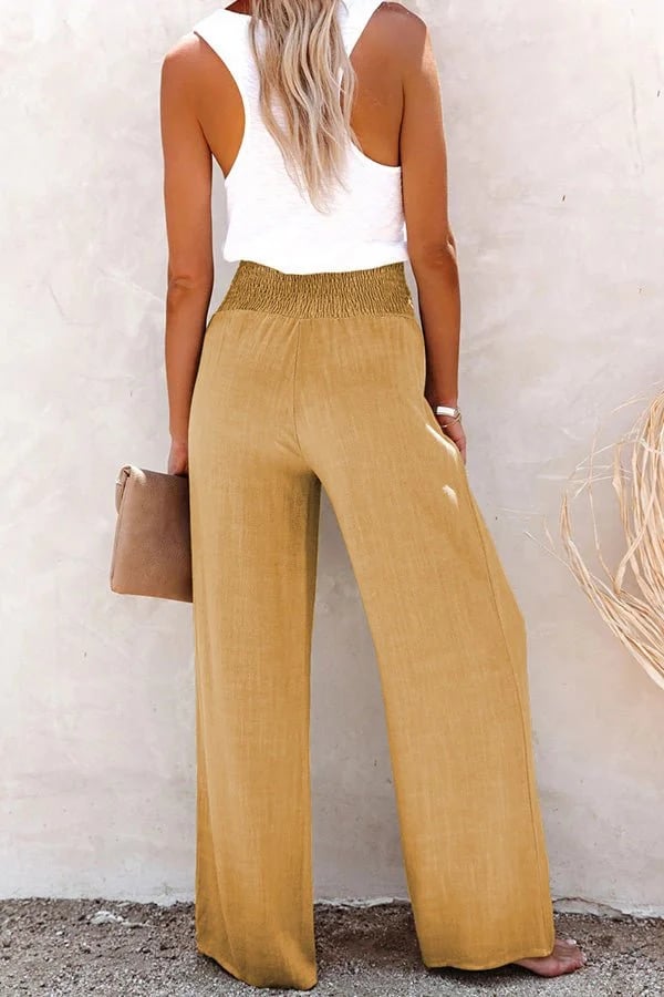 Women's Trousers | Elasticated High Waist
