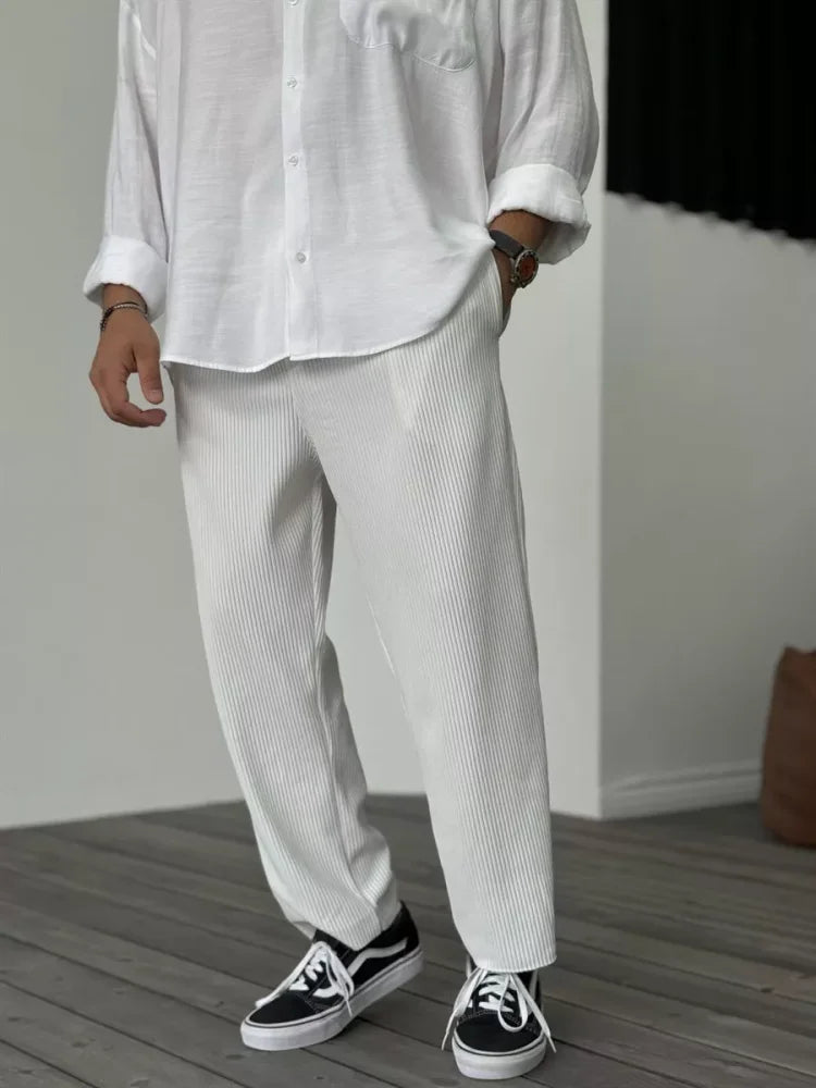 Men's Trousers | Ribbed Elastic