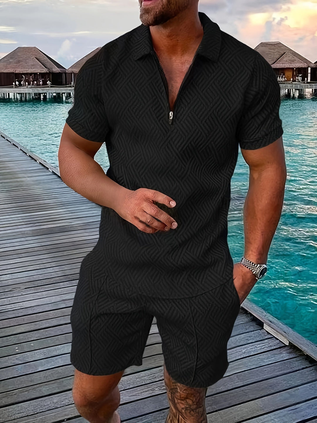 Men's Shirt & Shorts Set | Casual