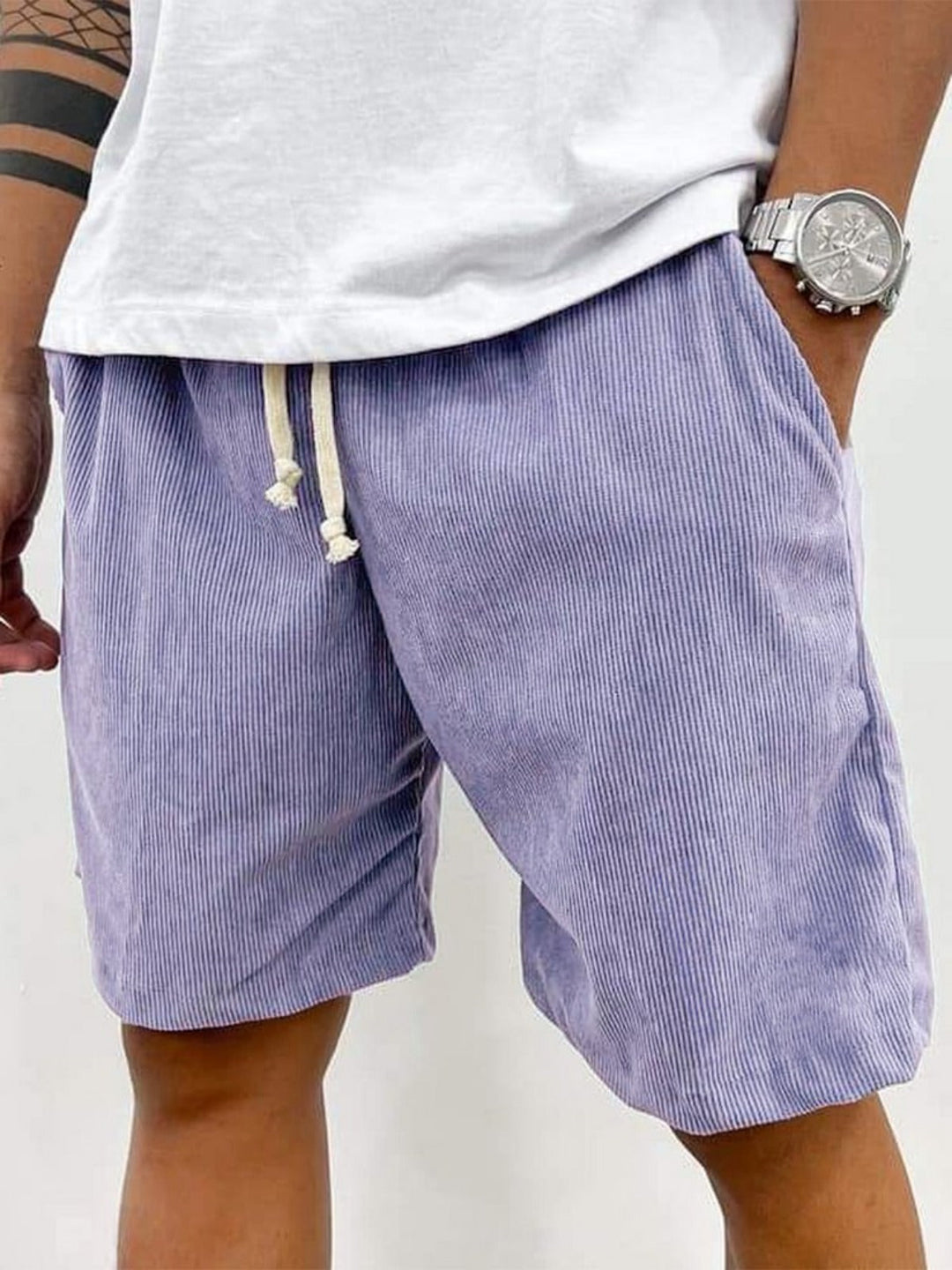 Men’s Shorts | Drawstring Waist Striped