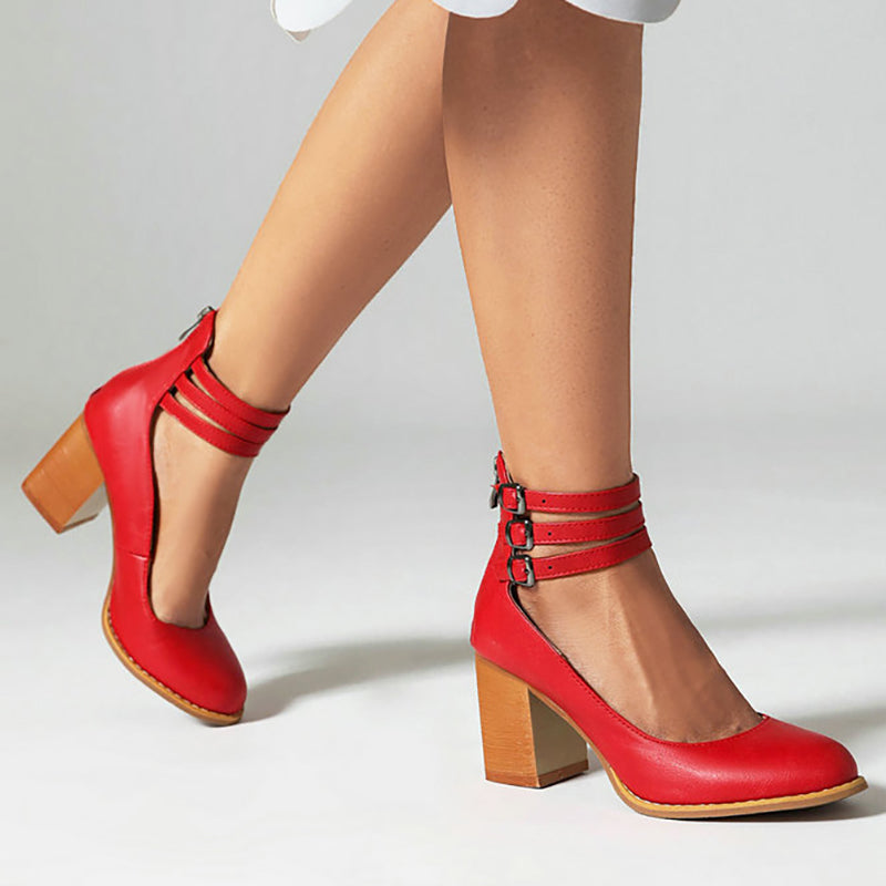 Heels For Women | Adjustable Buckle Closure