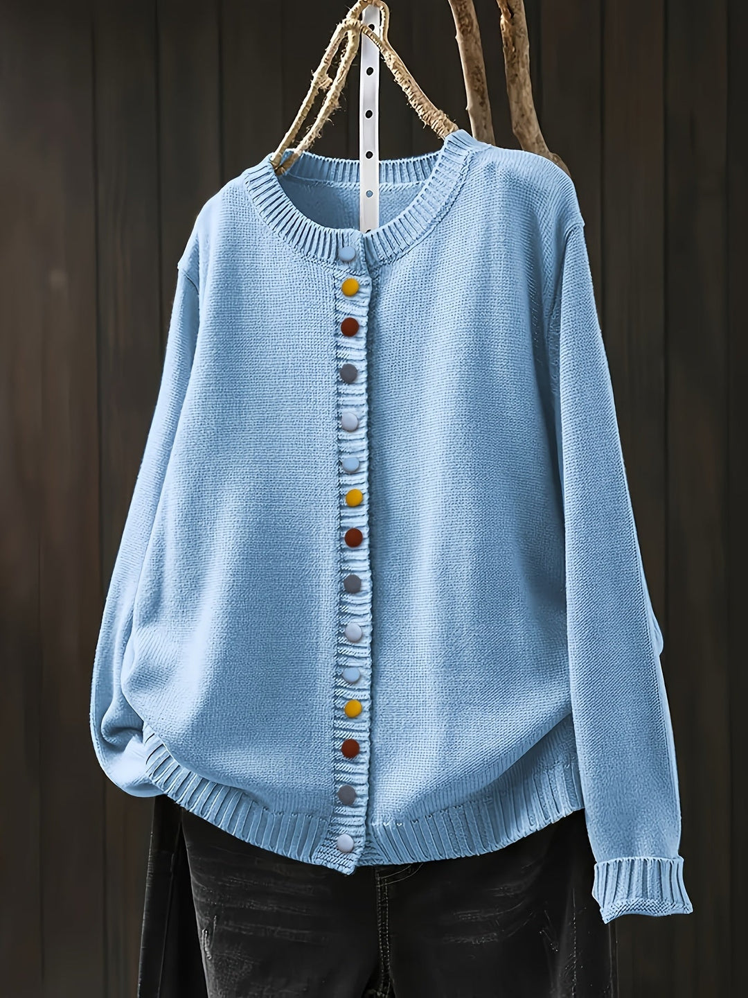 Women’s Cardigan | Colorful Button Front Closure
