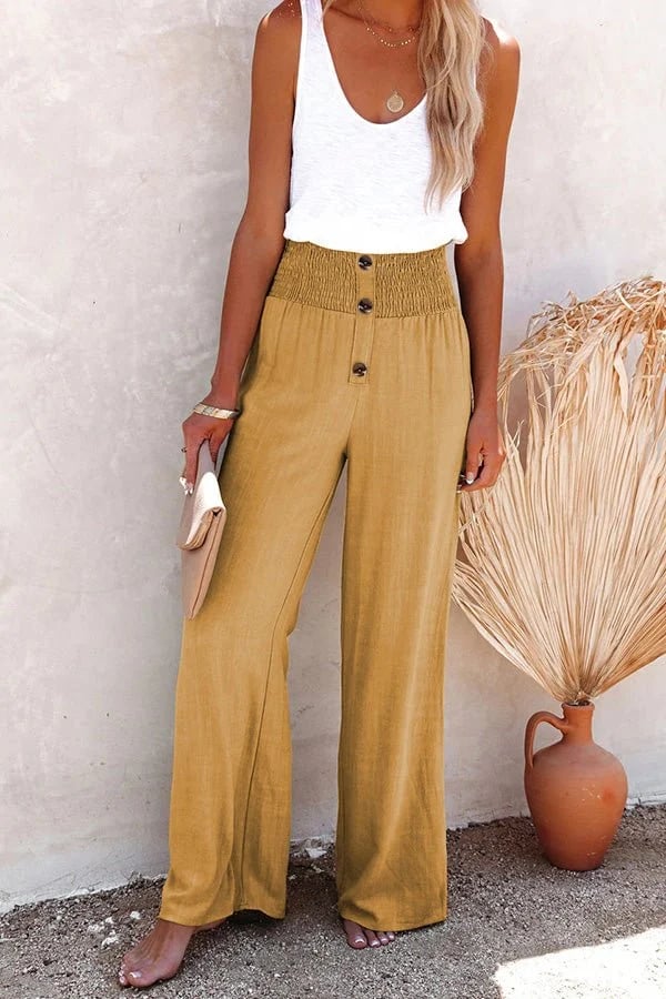 Women's Trousers | Elasticated High Waist