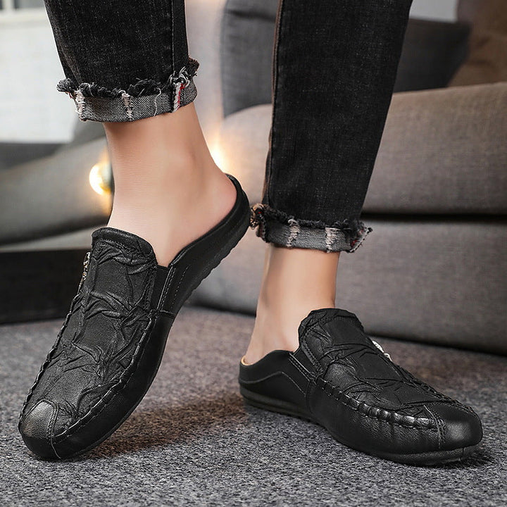 Men's Comfortable Loafers | Casual Embossed Mule
