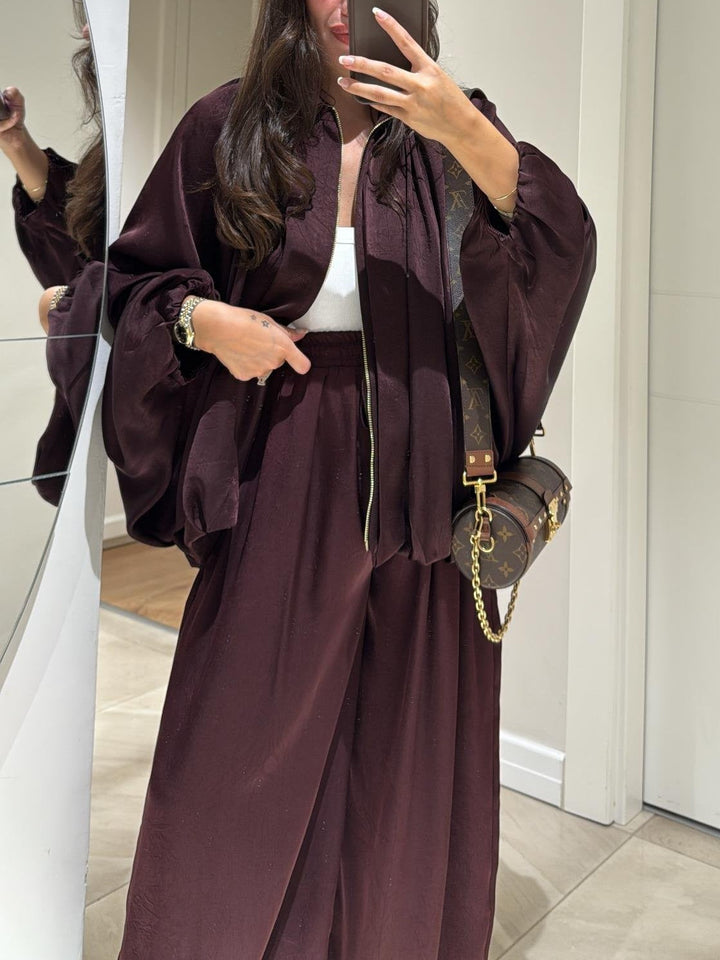 Women's Two-Piece Set  | Oversized Jacket and Pants