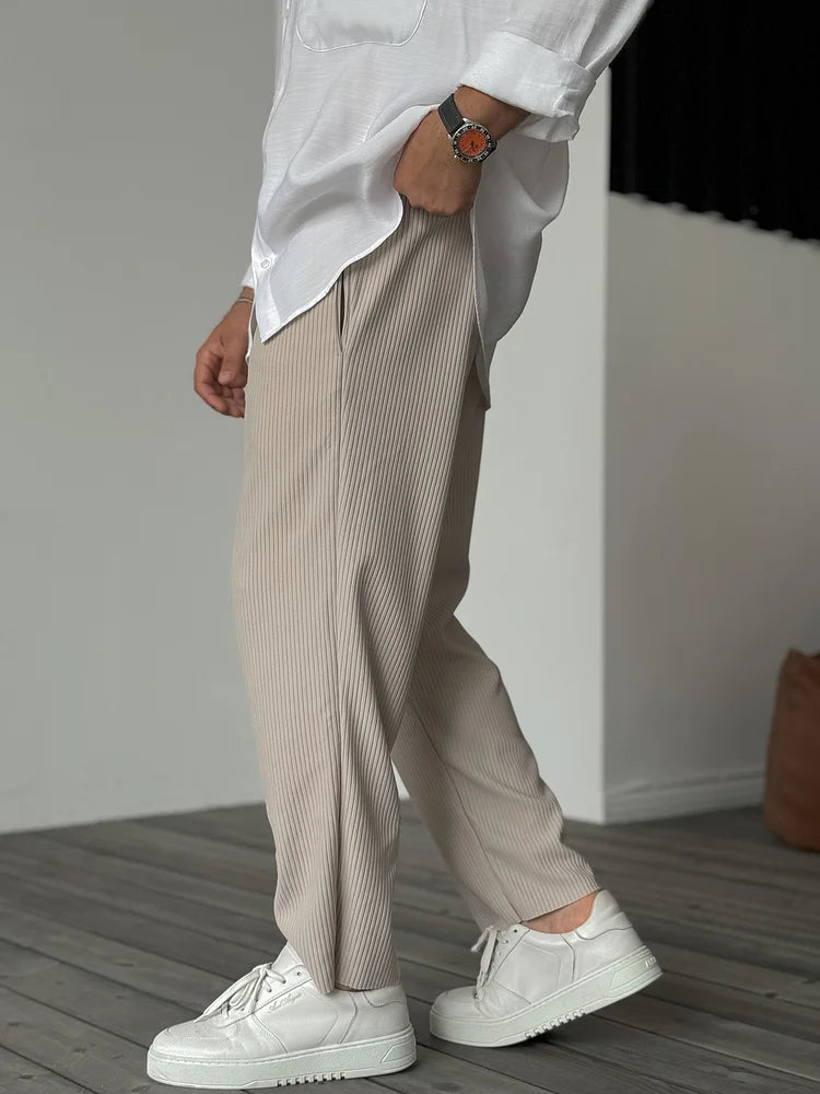 Men's Trousers | Ribbed Elastic