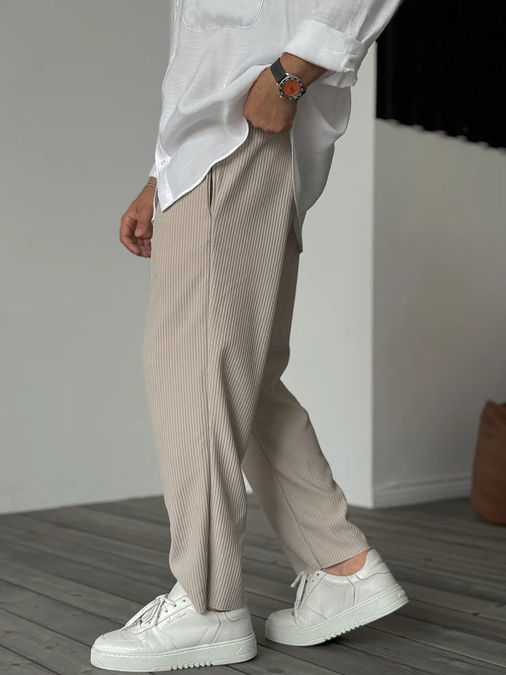 Men's Trousers | Ribbed Elastic