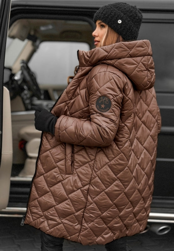 Women's Jacket | Longline Hooded Puffer