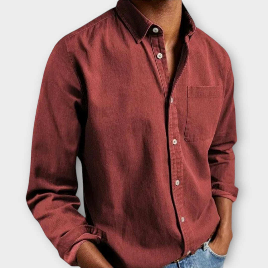 Men’s Dress Shirt | Long-Sleeve Chest Pocket