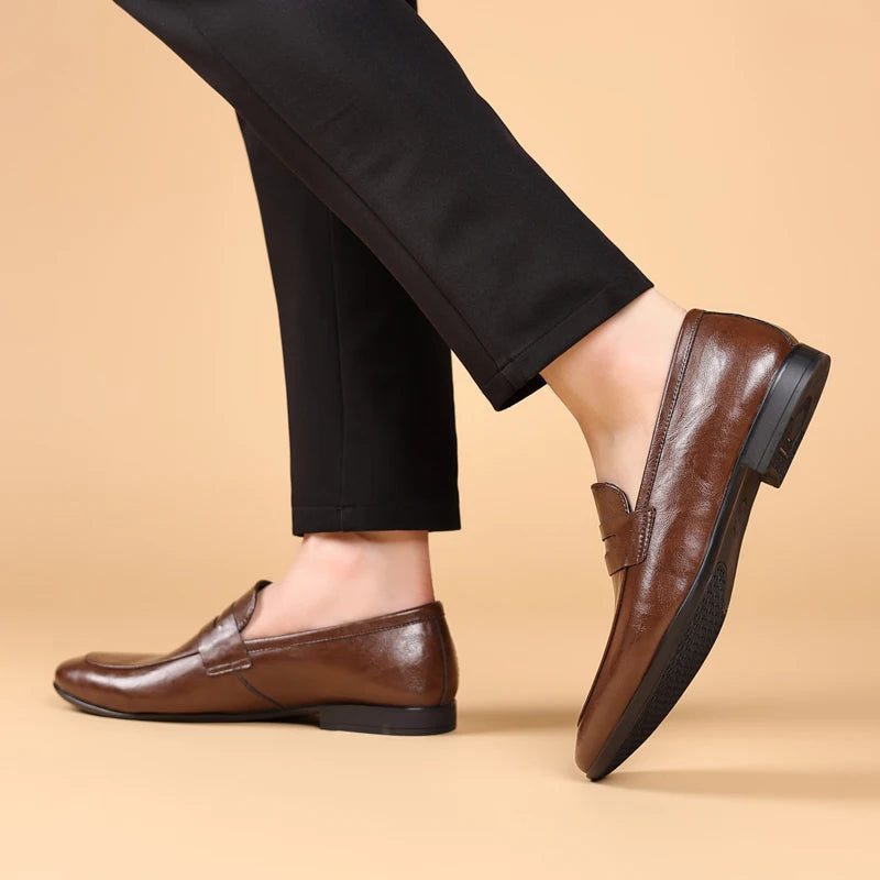 Men's Dress Shoes | Slip-On Strap Detail