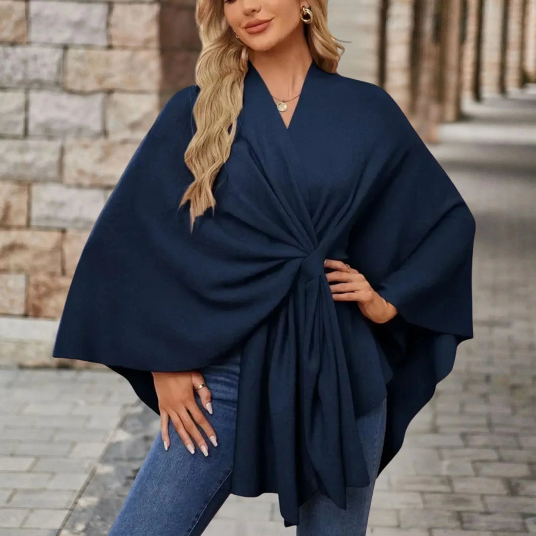 Women’s Poncho | Asymmetrical Hemline