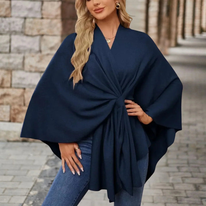 Women’s Poncho | Asymmetrical Hemline
