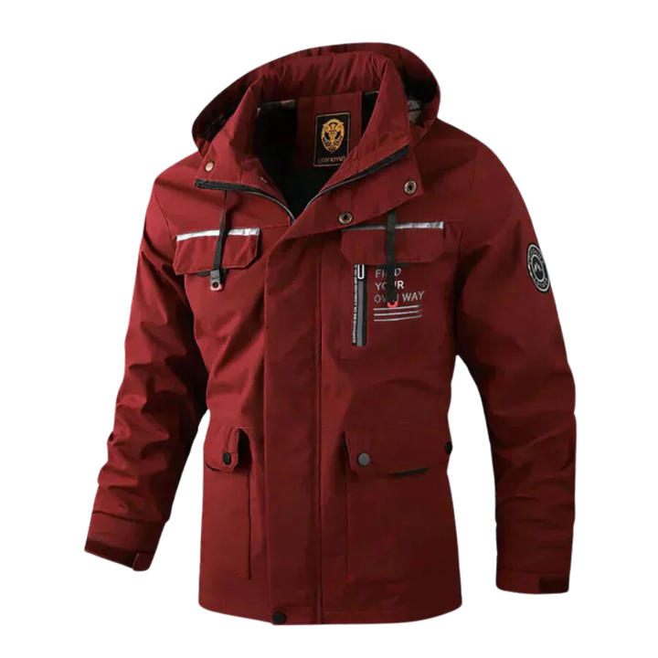 Men's Winter Jacket | Hooded and Multiple Pockets